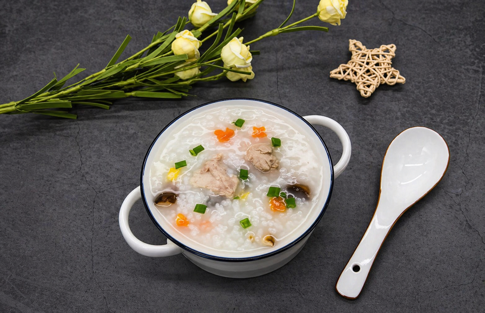 Corn and Pork Rib Congee